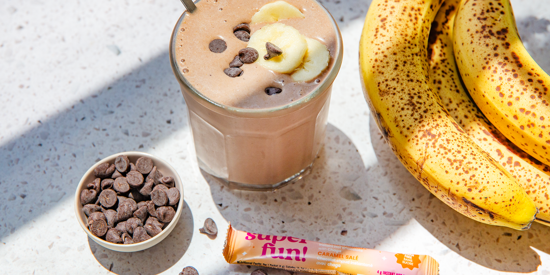 Superfun! Smoothie Series: Chunky Monkey with Salted Caramel